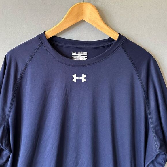 🎉5 for $45🎉Under Armour Tshirt Shirt Man Size 2XL Blue - Picture 3 of 6